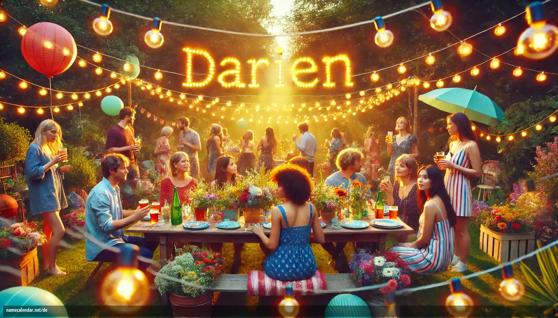 Feier des Namenstages und des Namens - Darien