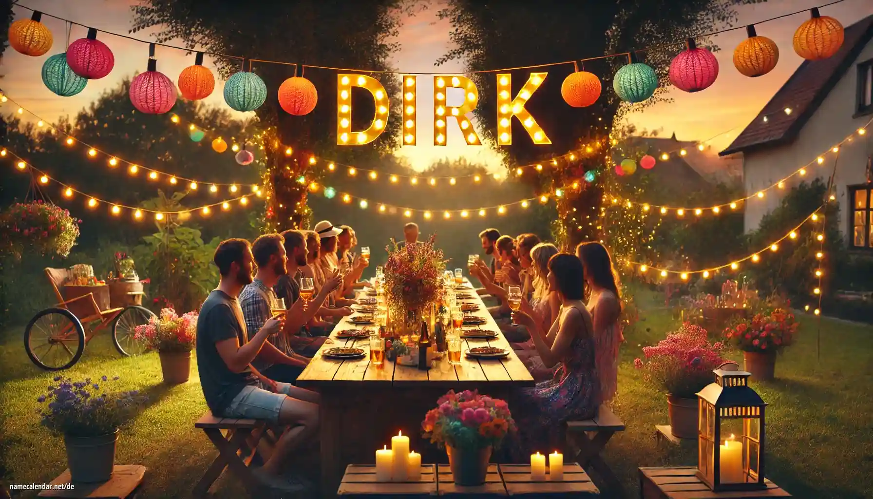 Feier des Namenstages und des Namens - Dirk