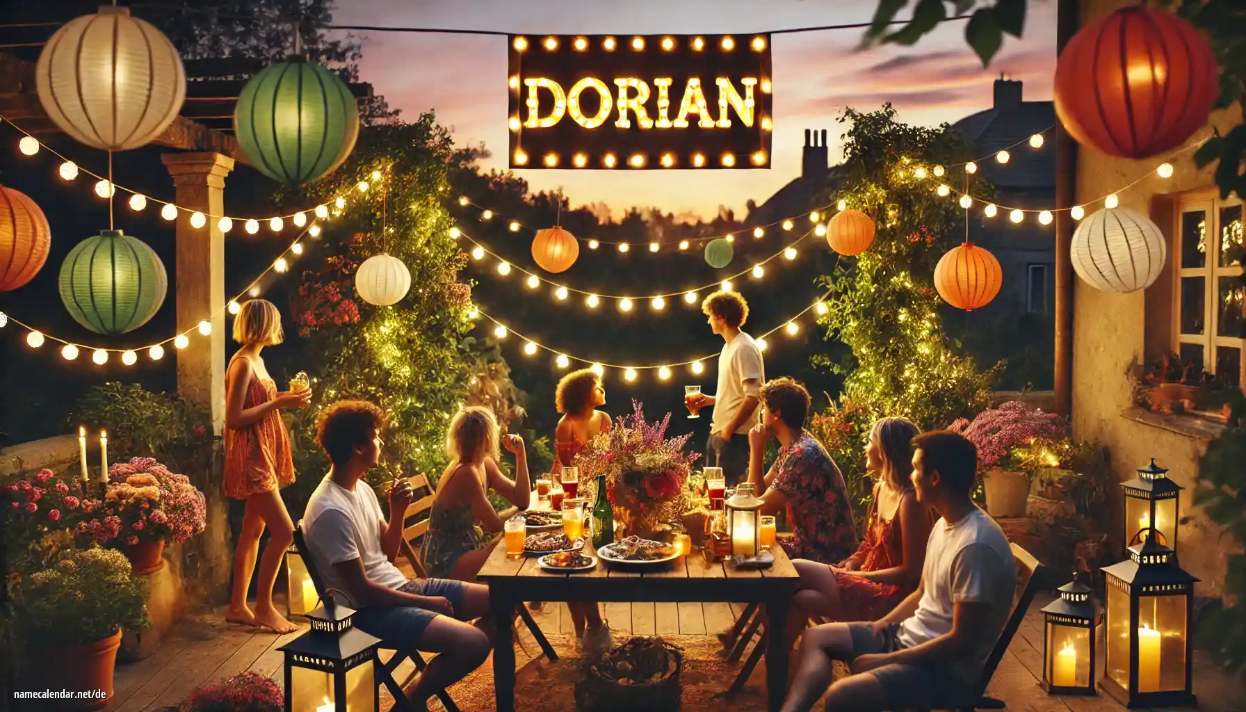 Feier des Namenstages und des Namens - Dorian