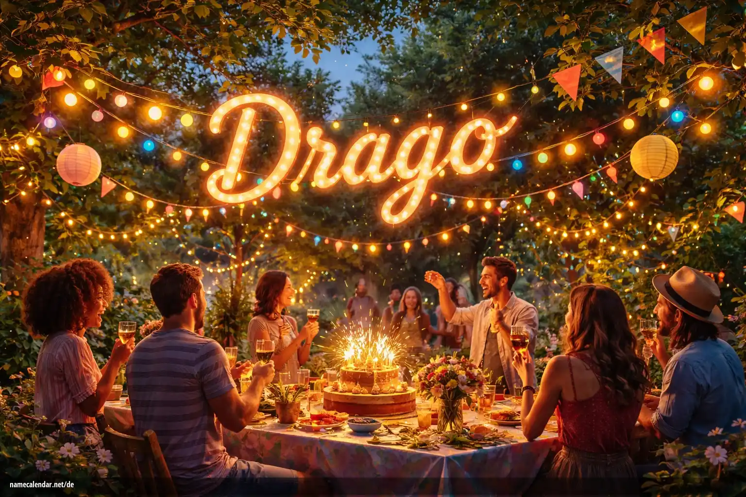 Feier des Namenstages und des Namens - Drago