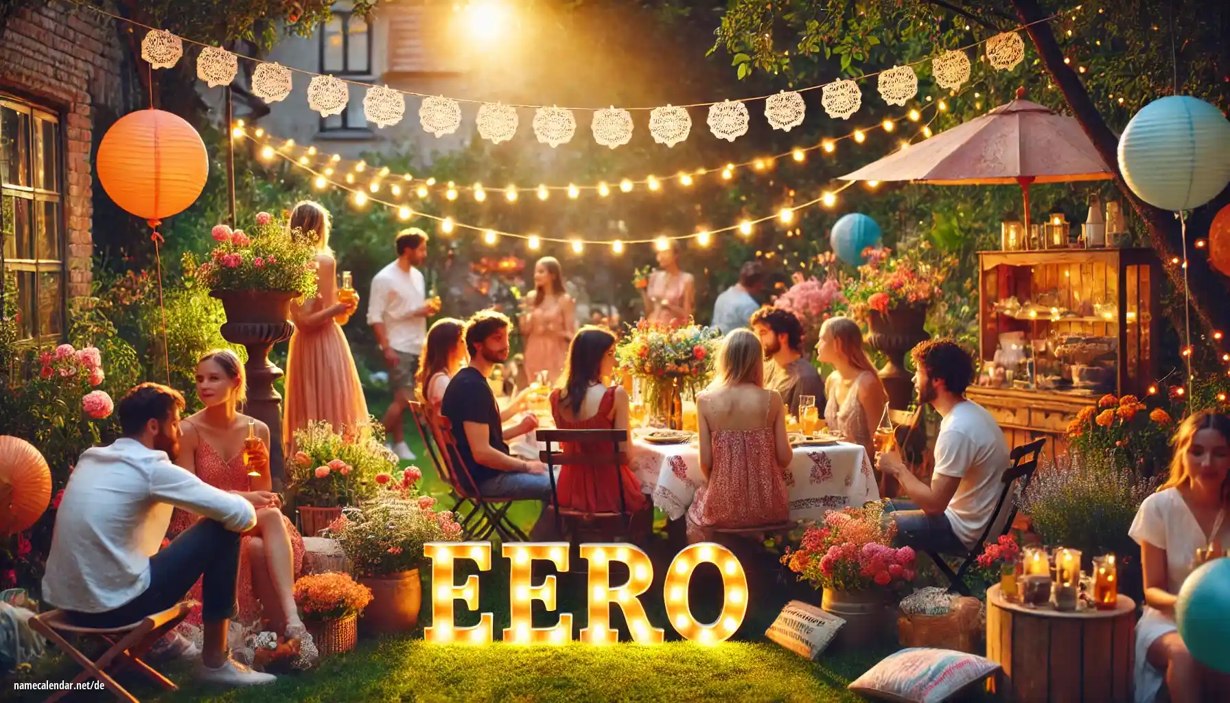 Feier des Namenstages und des Namens - Eero