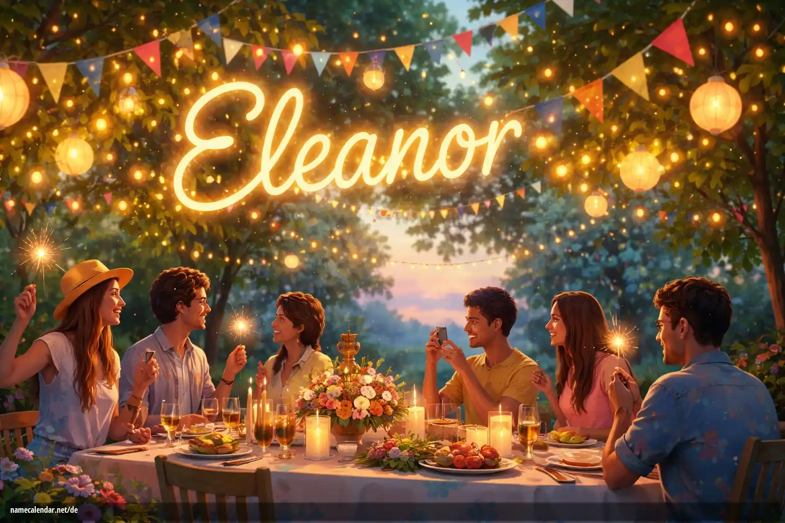 Feier des Namenstages und des Namens - Eleanor