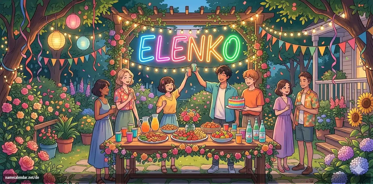Feier des Namenstages und des Namens - Elenko