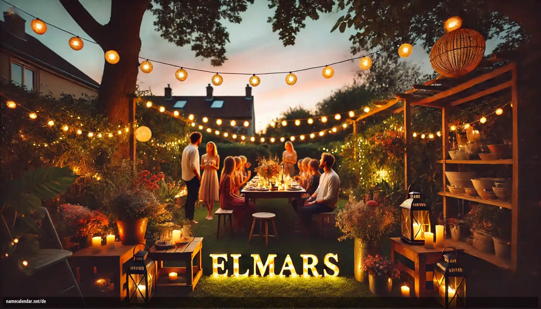 Feier des Namenstages und des Namens - Elmars