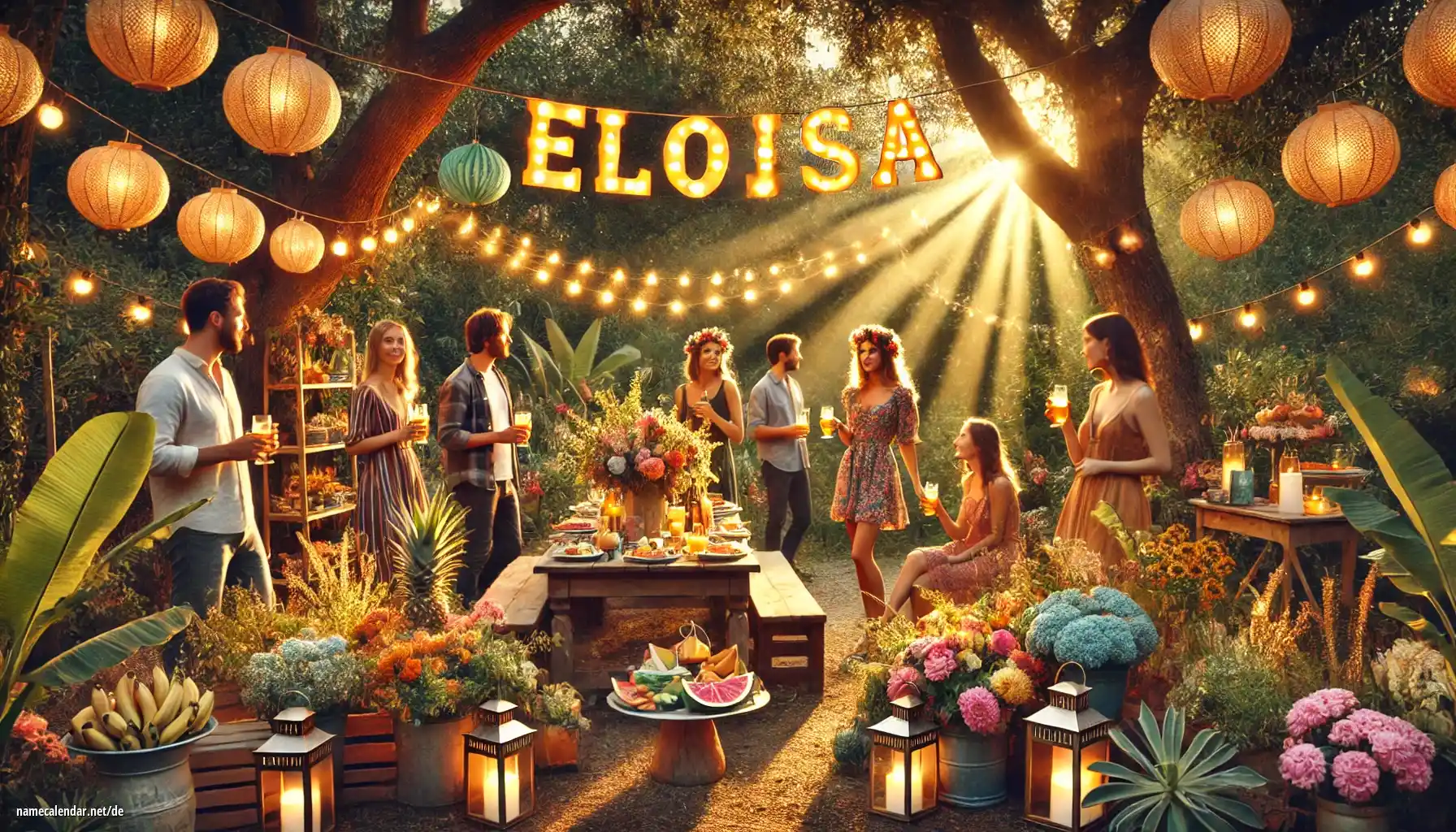 Feier des Namenstages und des Namens - Eloisa