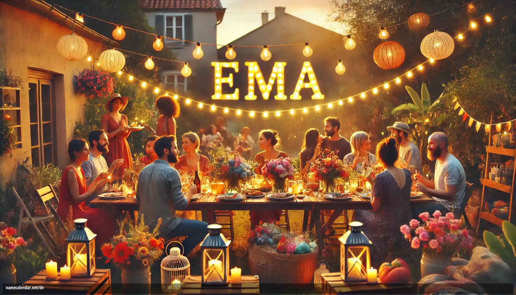 Feier des Namenstages und des Namens - Ema