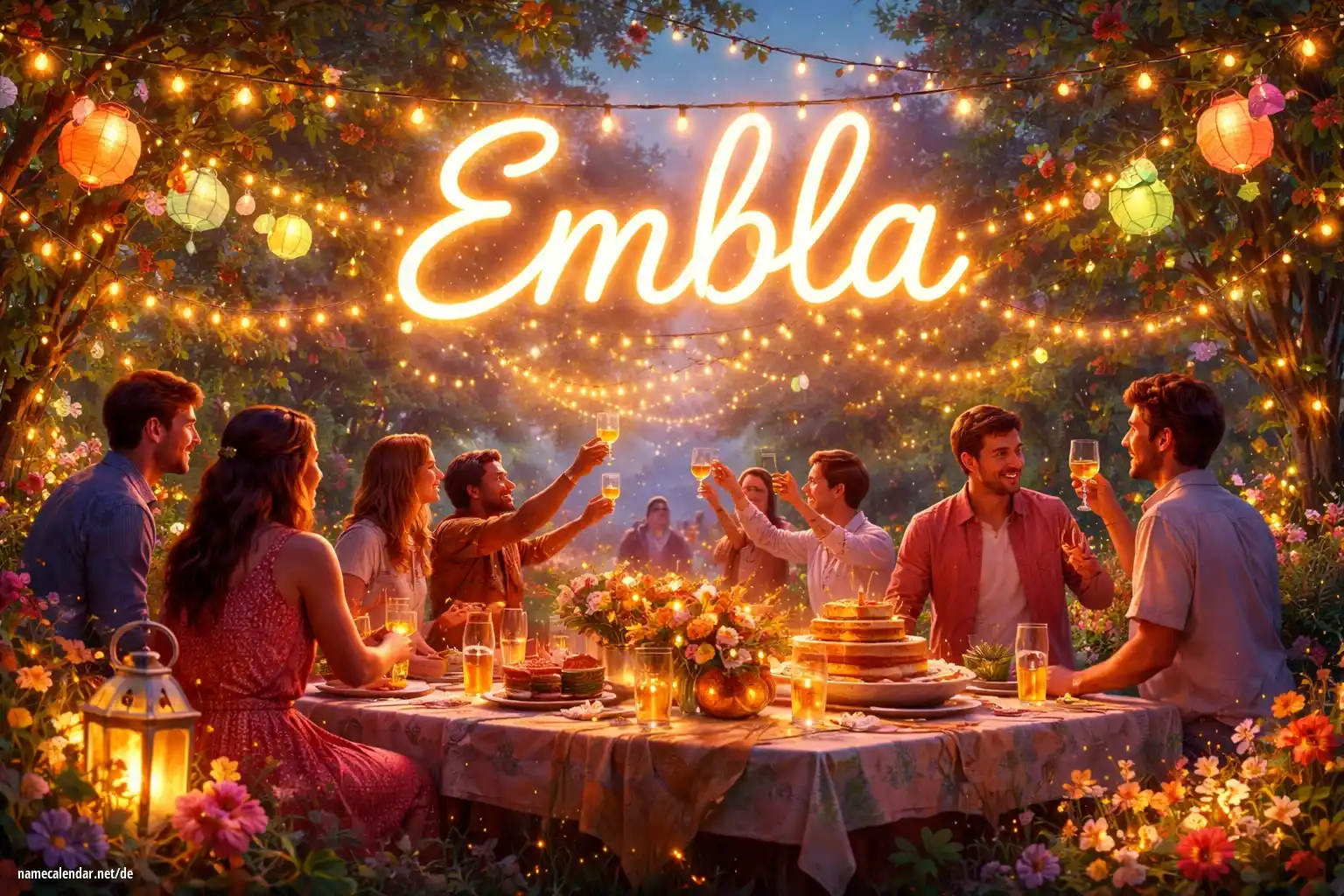 Feier des Namenstages und des Namens - Embla