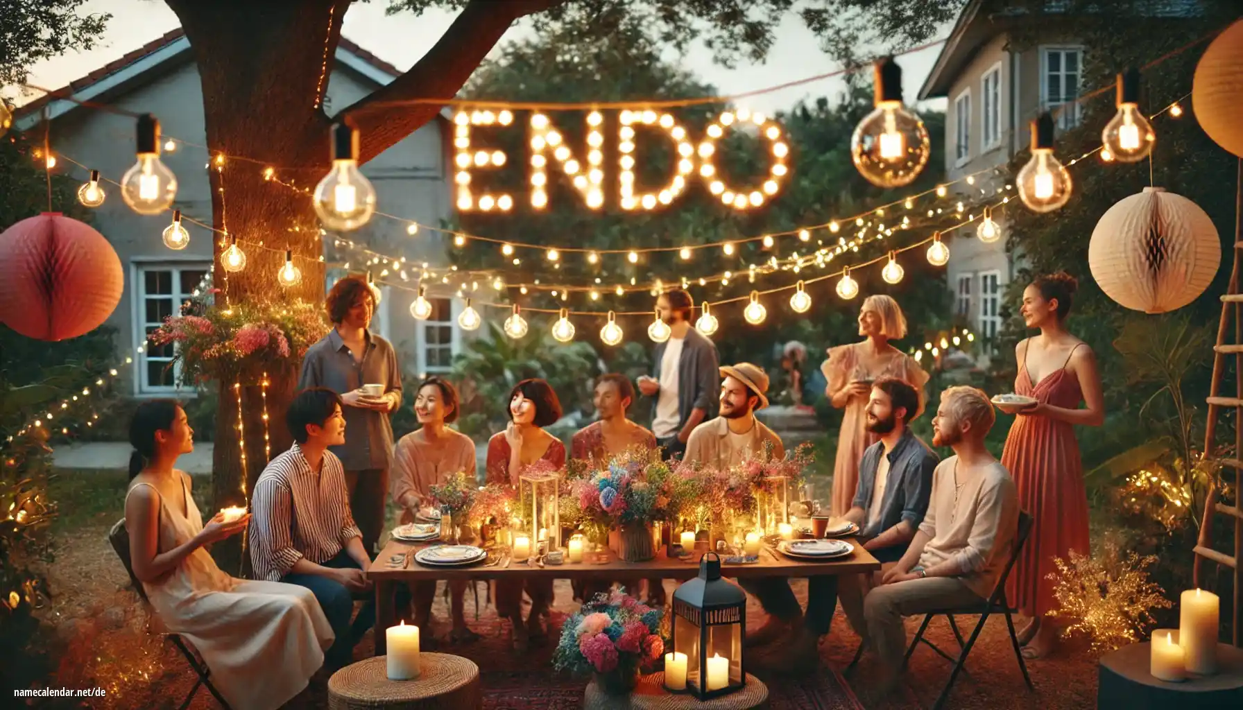 Feier des Namenstages und des Namens - Endo