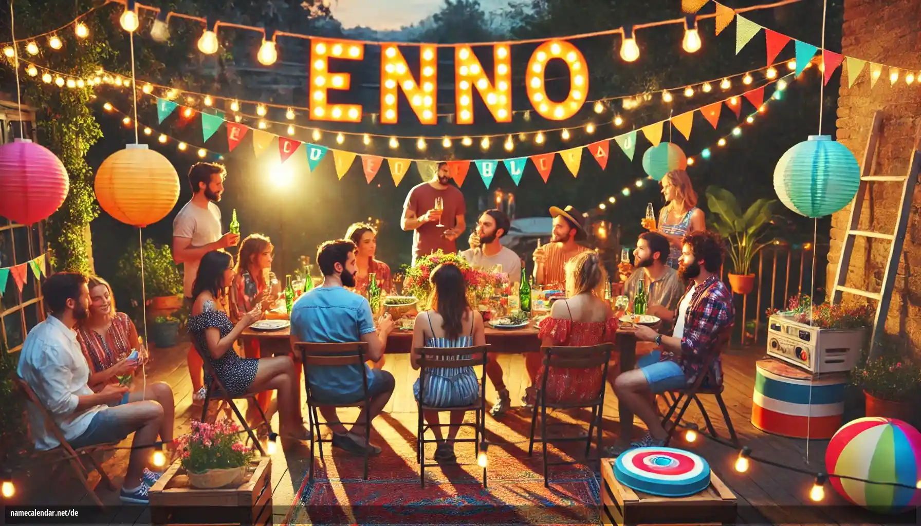 Feier des Namenstages und des Namens - Enno