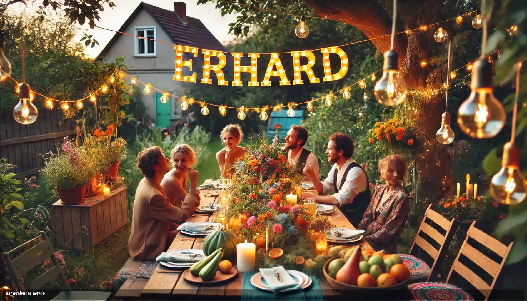 Feier des Namenstages und des Namens - Erhard