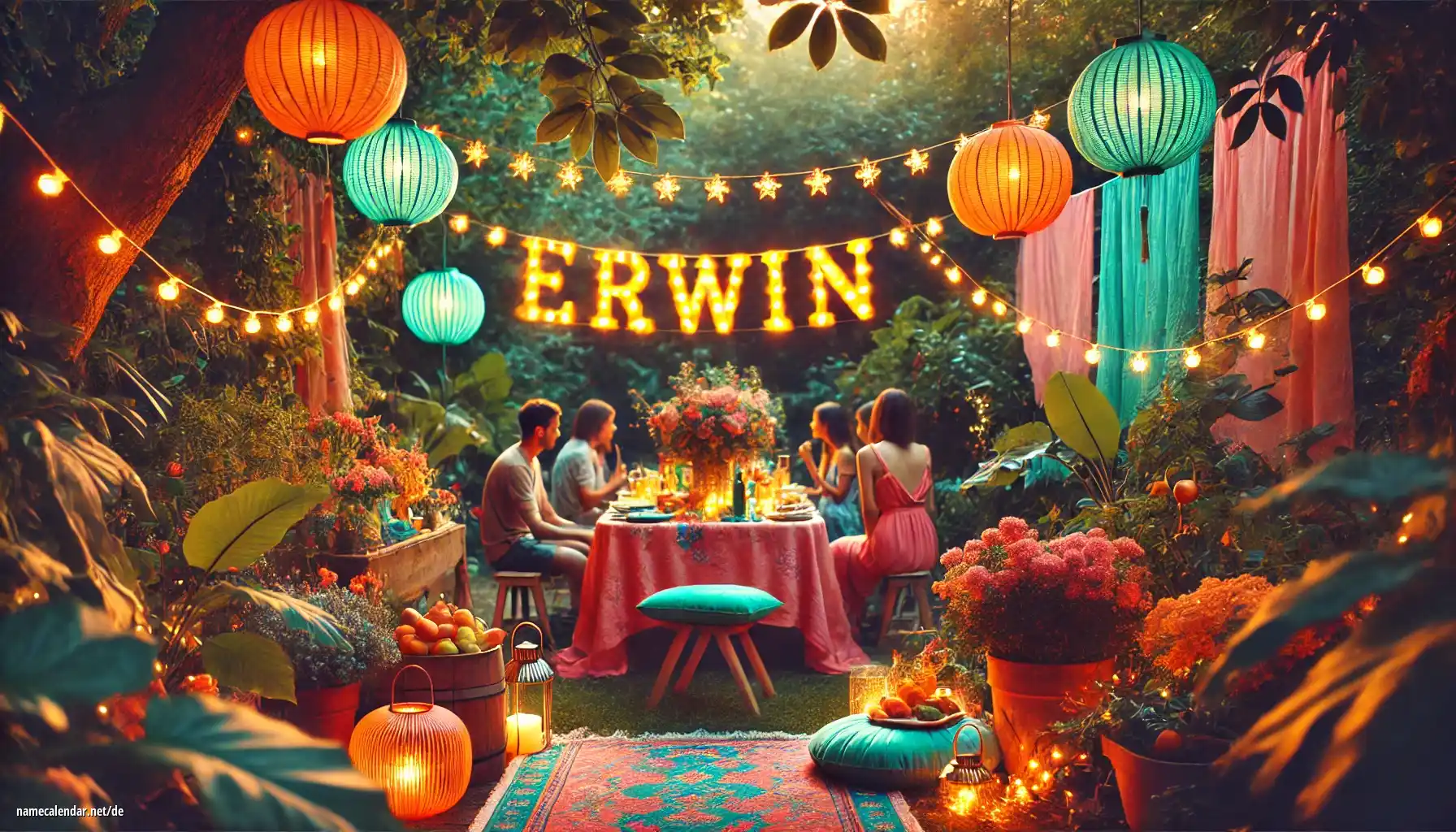 Feier des Namenstages und des Namens - Erwin