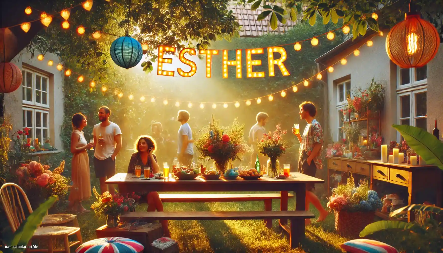 Feier des Namenstages und des Namens - Esther