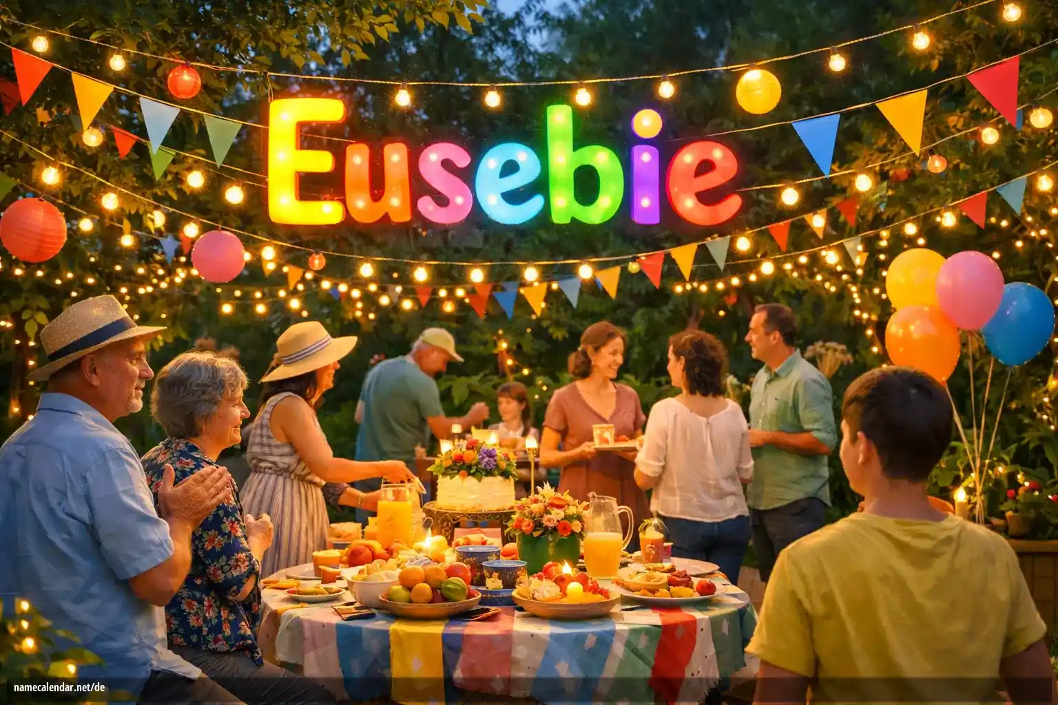 Feier des Namenstages und des Namens - Eusebie