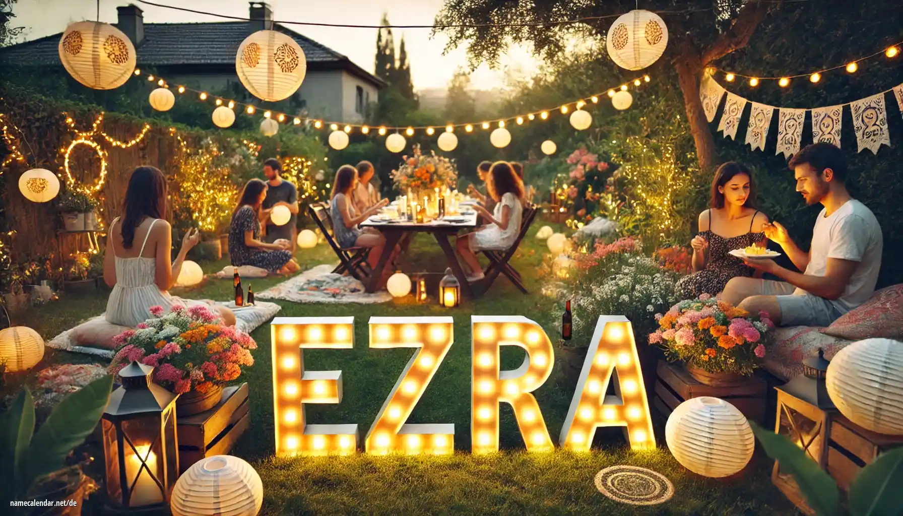 Feier des Namenstages und des Namens - Ezra