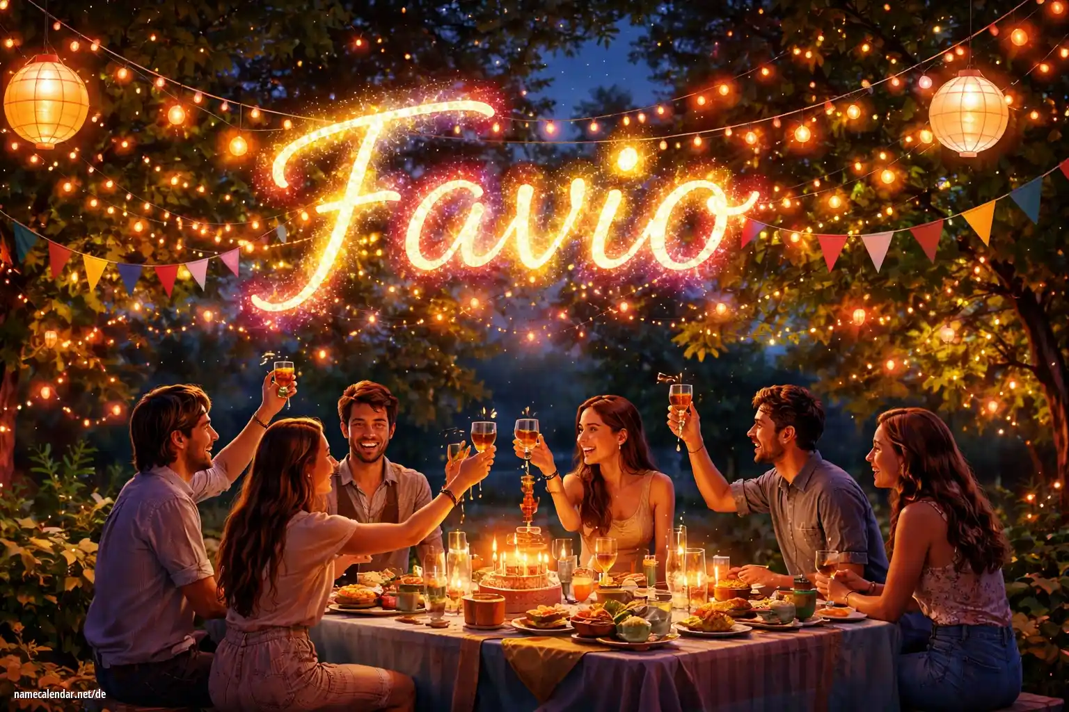 Feier des Namenstages und des Namens - Favio