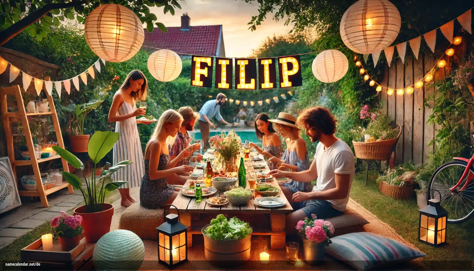 Feier des Namenstages und des Namens - Filip