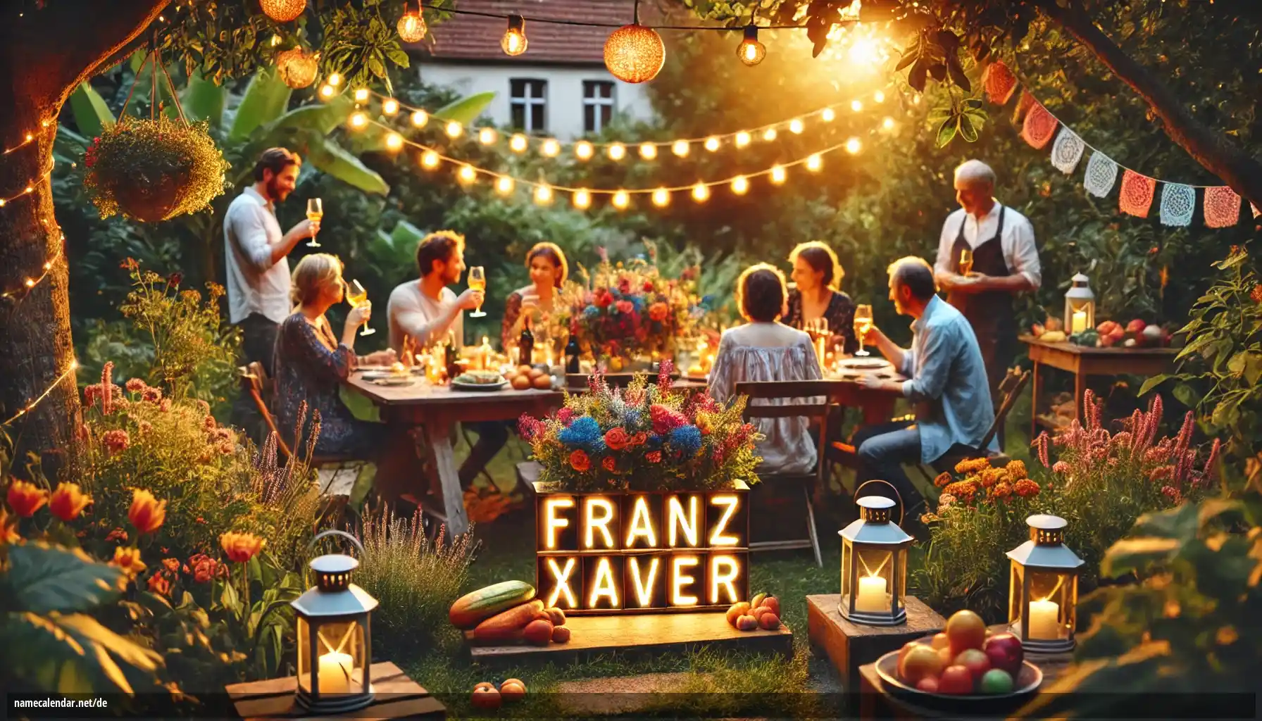 Feier des Namenstages und des Namens - Franz Xaver