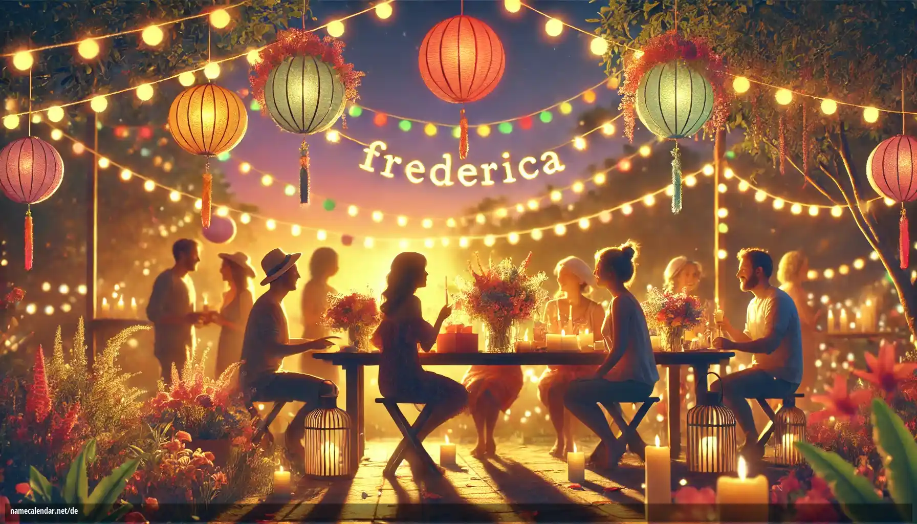 Feier des Namenstages und des Namens - Frederica