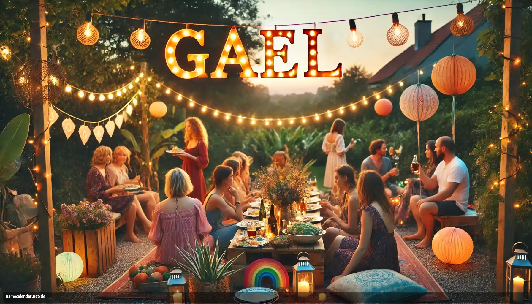 Feier des Namenstages und des Namens - Gaël