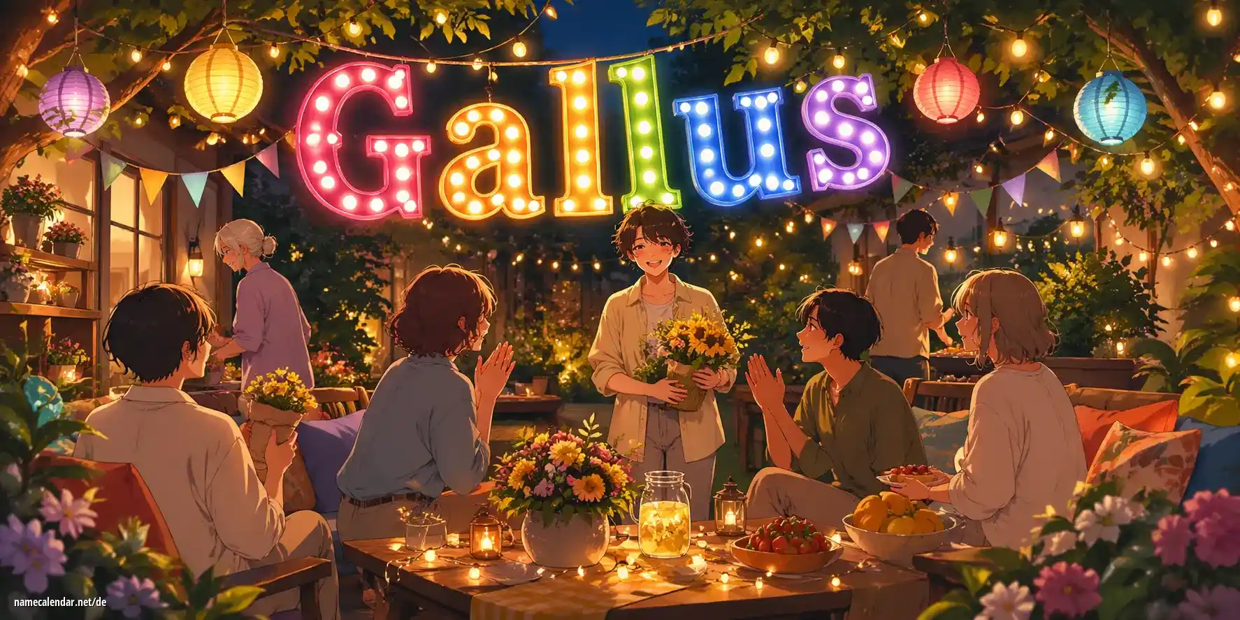 Feier des Namenstages und des Namens - Gallus