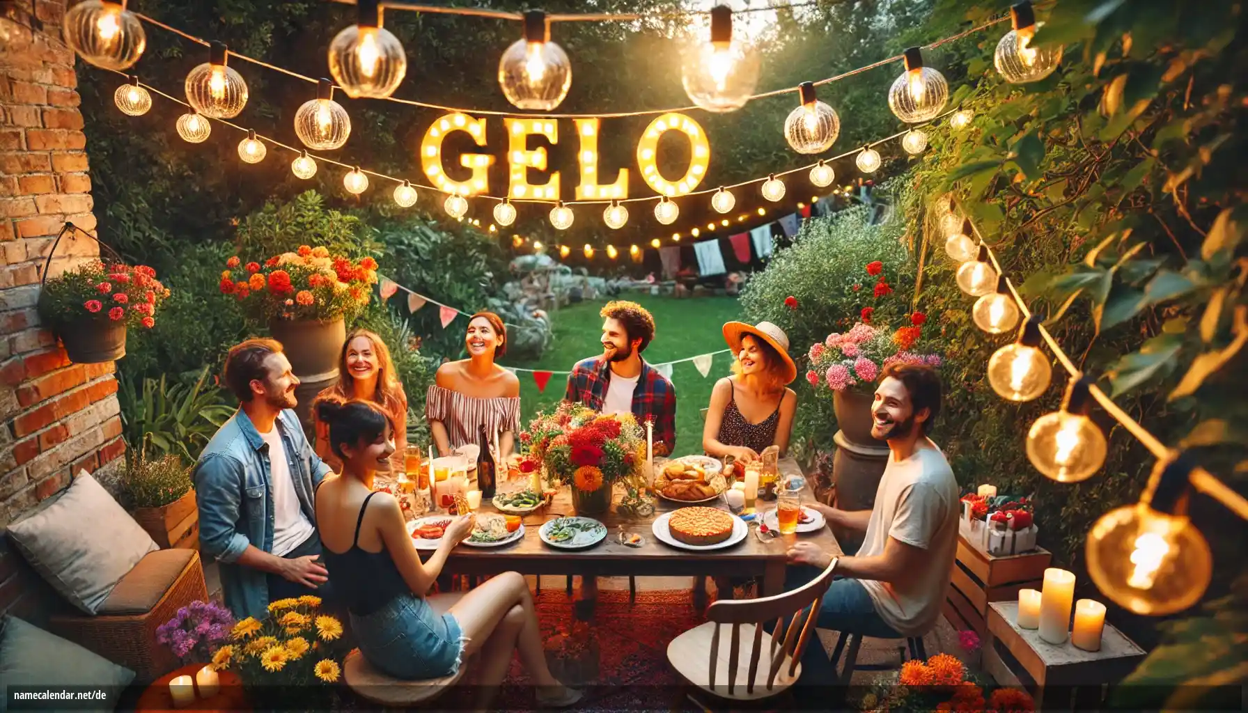 Feier des Namenstages und des Namens - Gelo