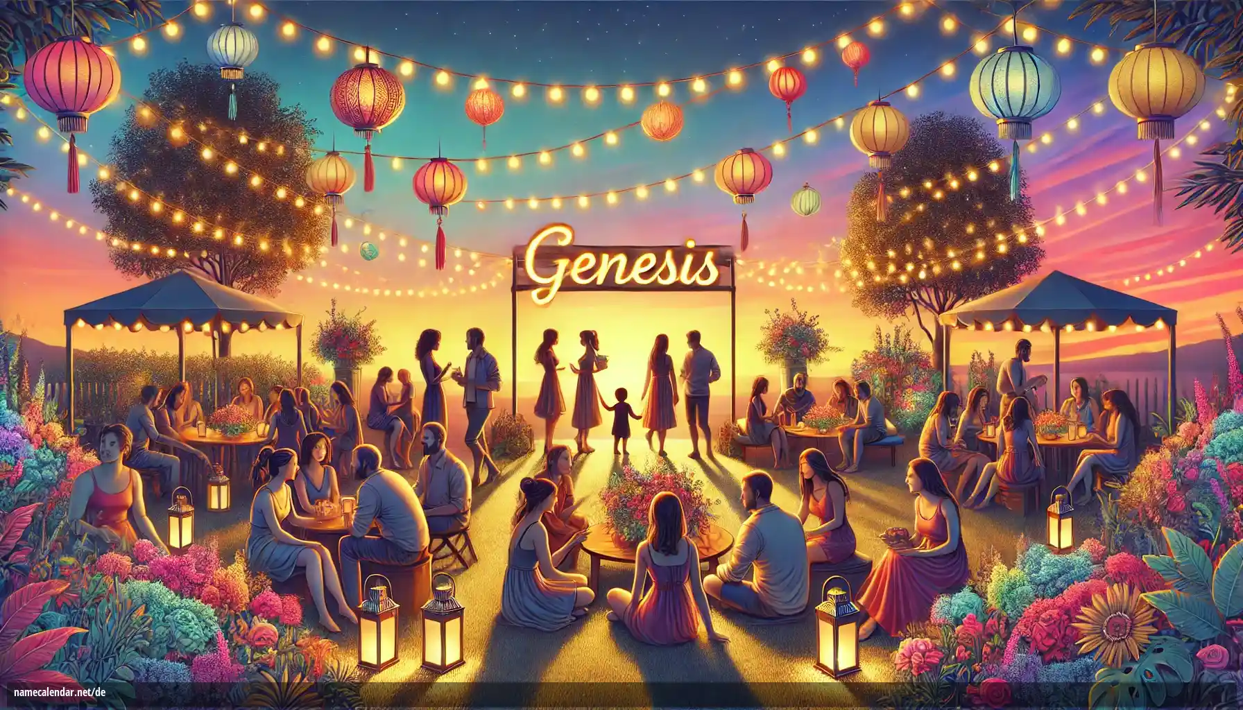 Feier des Namenstages und des Namens - Genesis