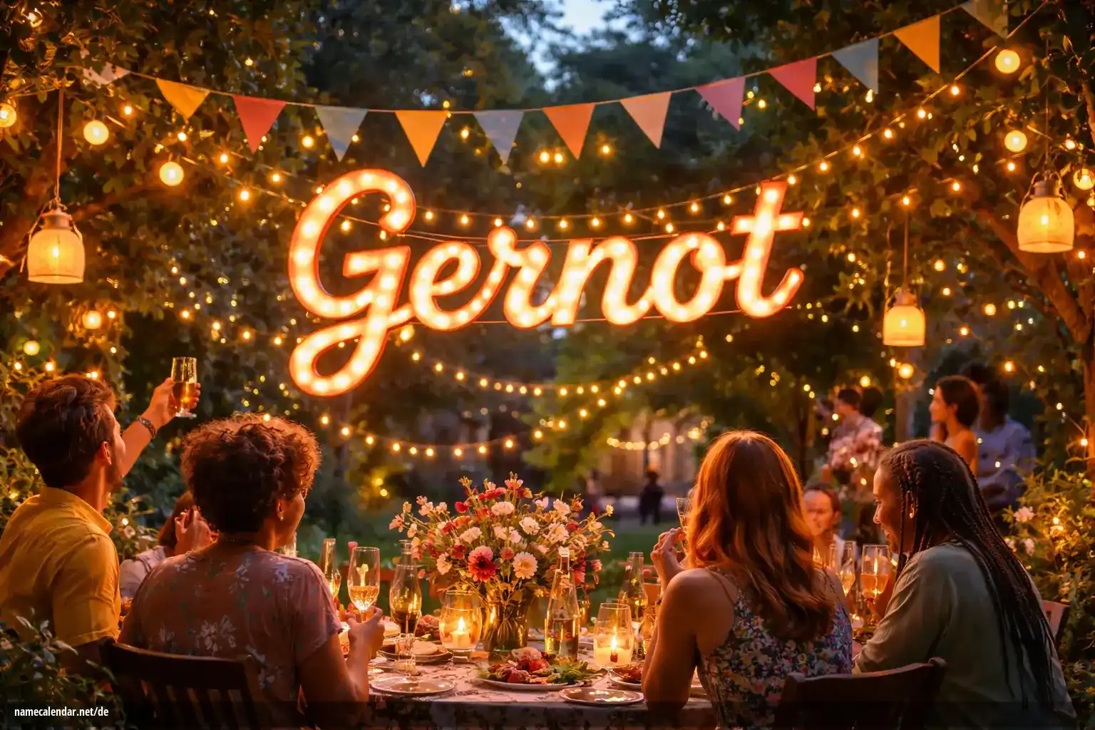 Feier des Namenstages und des Namens - Gernot