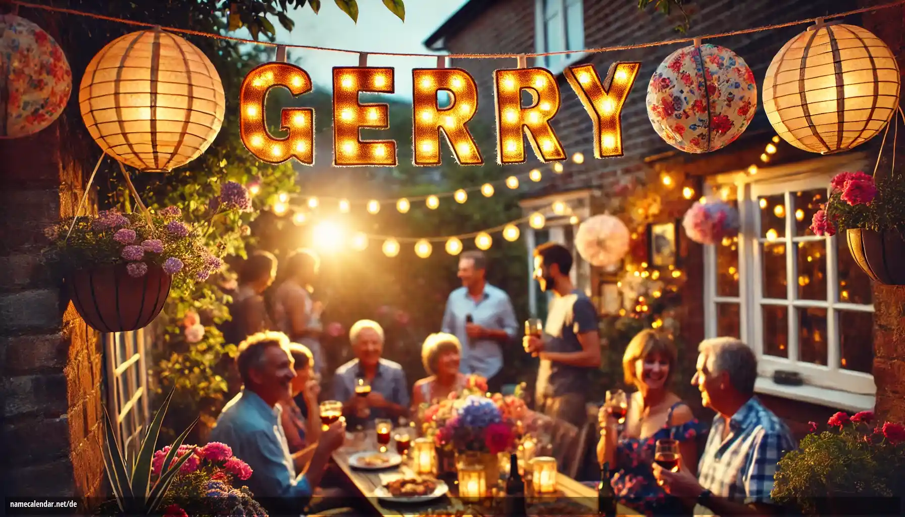 Feier des Namenstages und des Namens - Gerry