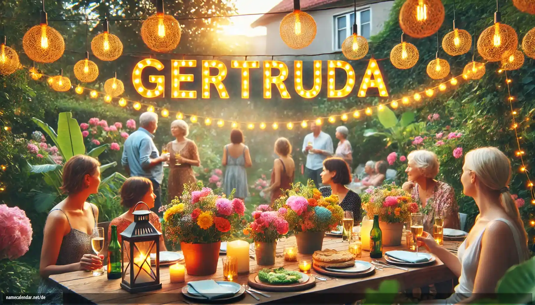 Feier des Namenstages und des Namens - Gertruda