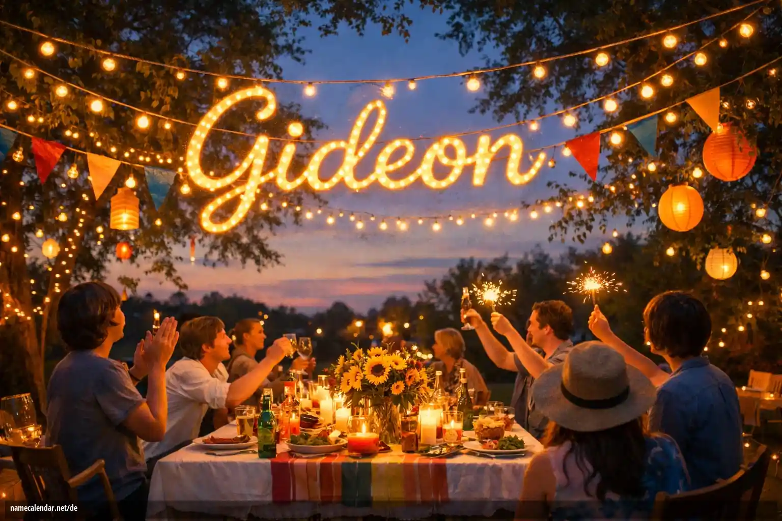 Feier des Namenstages und des Namens - Gideon