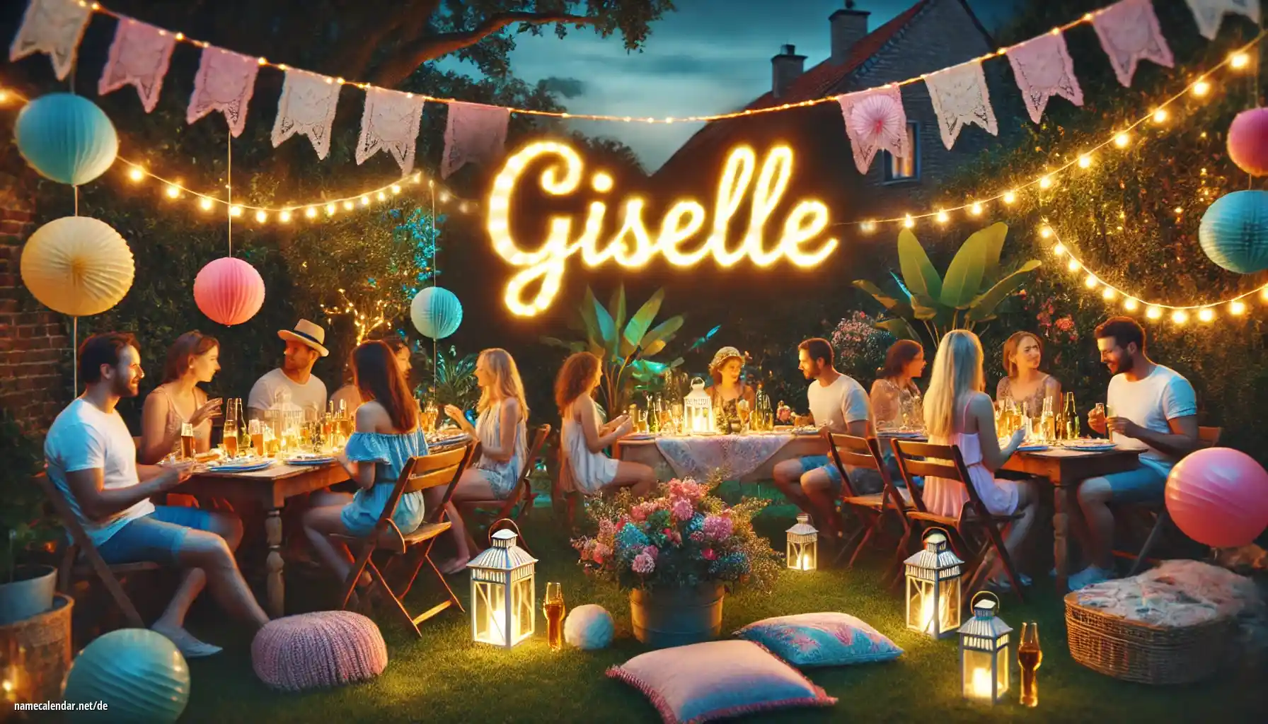 Feier des Namenstages und des Namens - Giselle