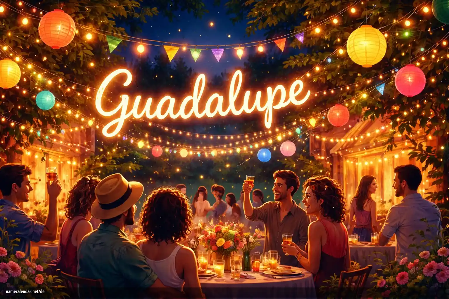 Feier des Namenstages und des Namens - Guadalupe