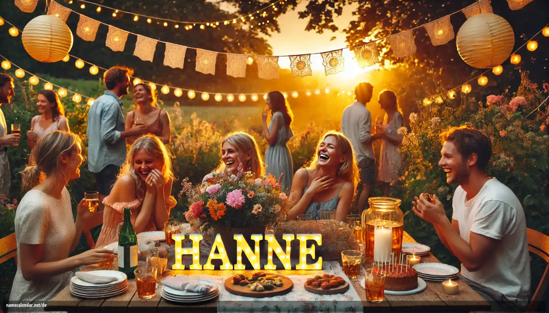 Feier des Namenstages und des Namens - Hanne