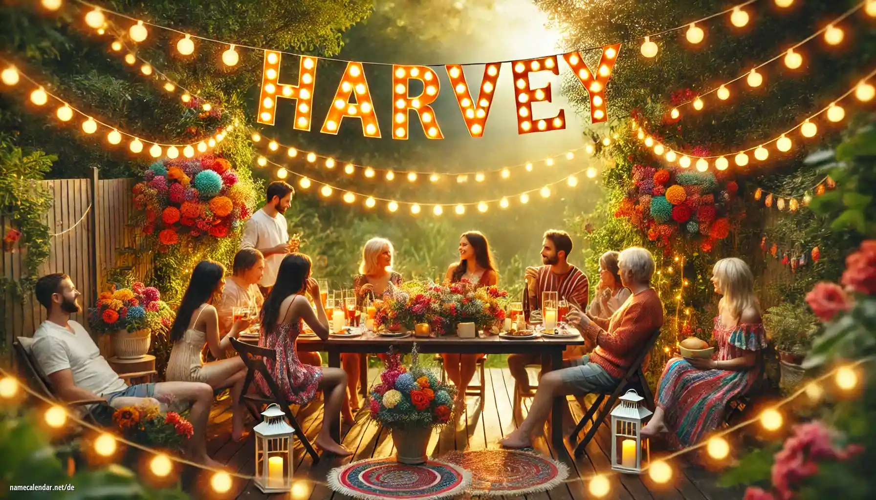 Feier des Namenstages und des Namens - Harvey