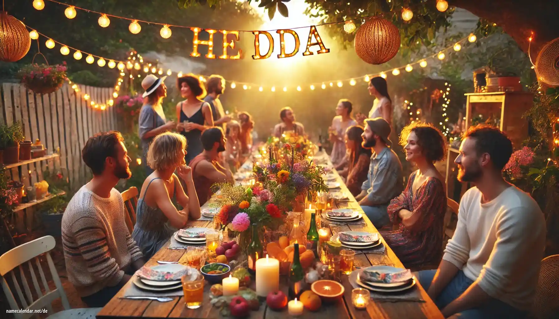 Feier des Namenstages und des Namens - Hedda