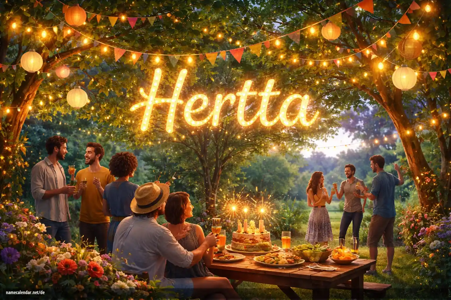 Feier des Namenstages und des Namens - Hertta