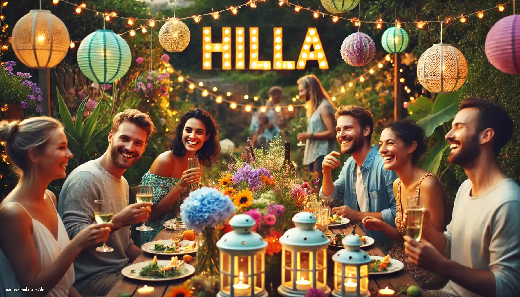 Feier des Namenstages und des Namens - Hilla