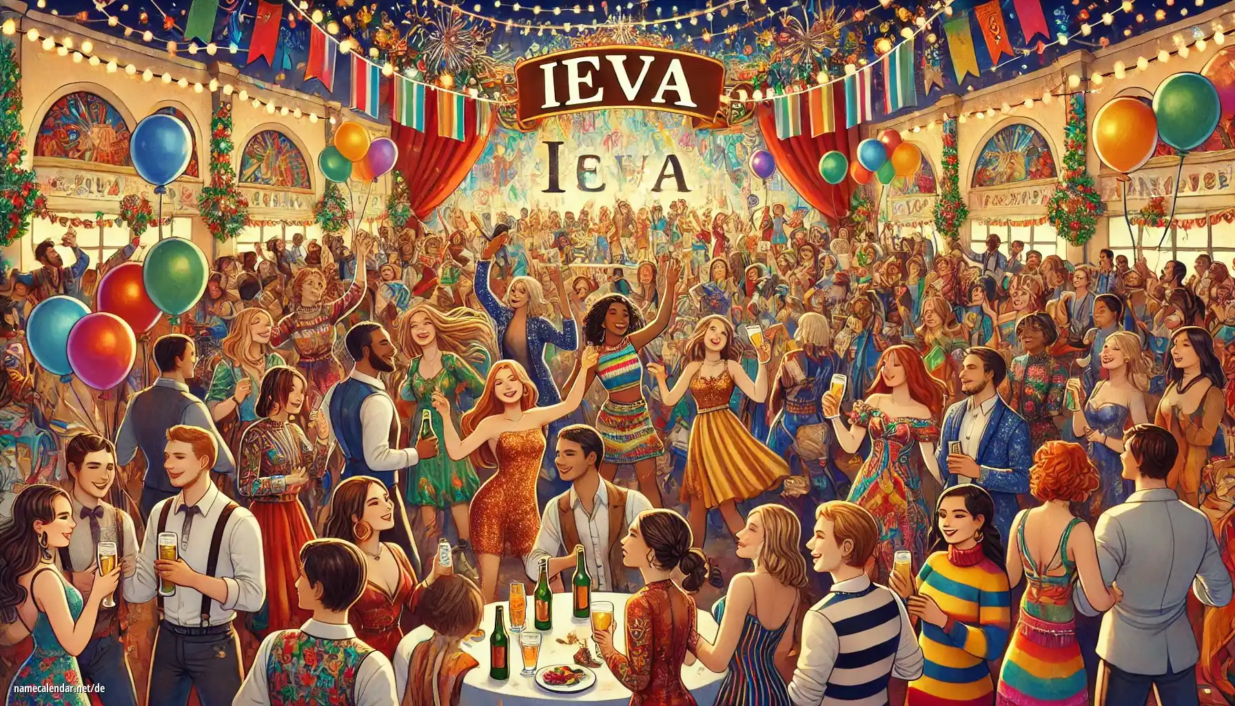 Feier des Namenstages und des Namens - Ieva