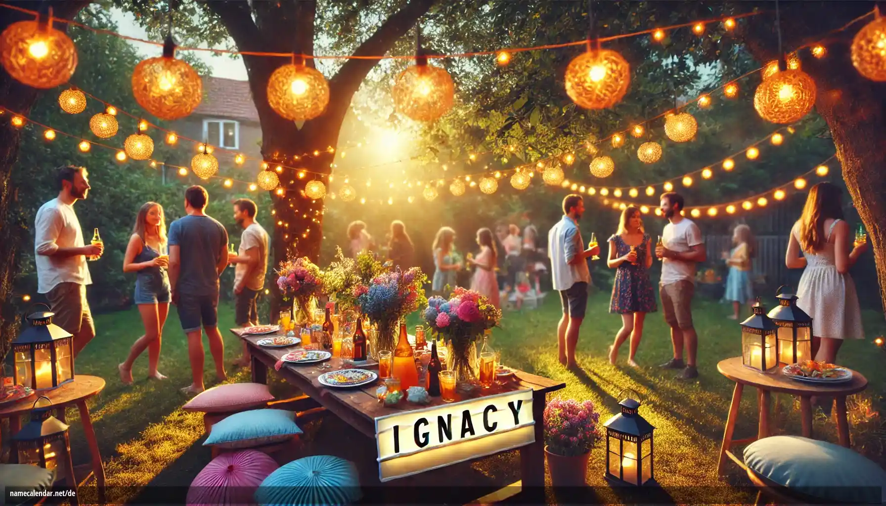 Feier des Namenstages und des Namens - Ignacy