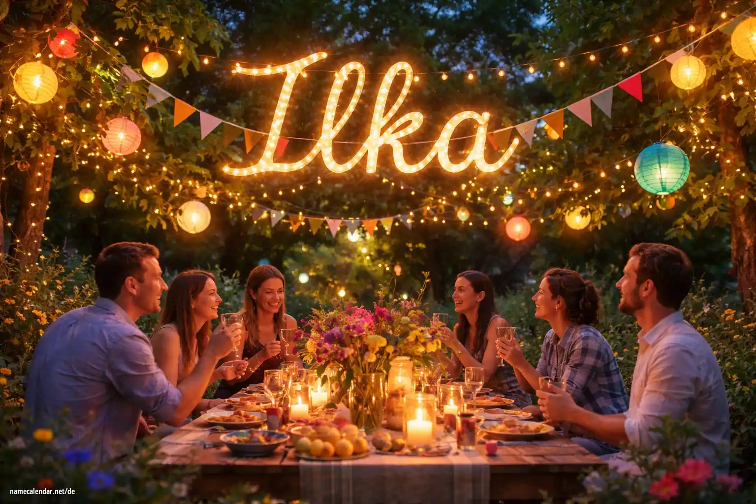 Feier des Namenstages und des Namens - Ilka