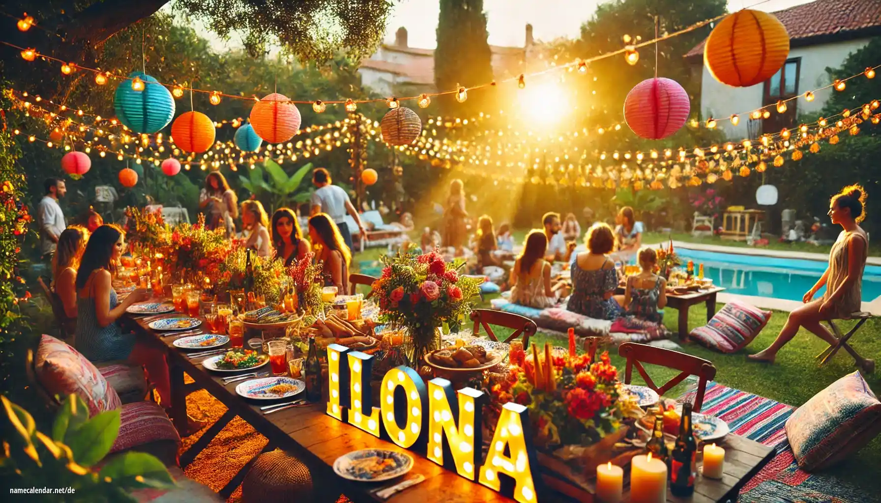 Feier des Namenstages und des Namens - Ilona