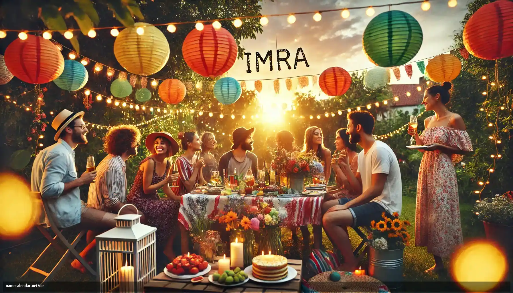 Feier des Namenstages und des Namens - Imra