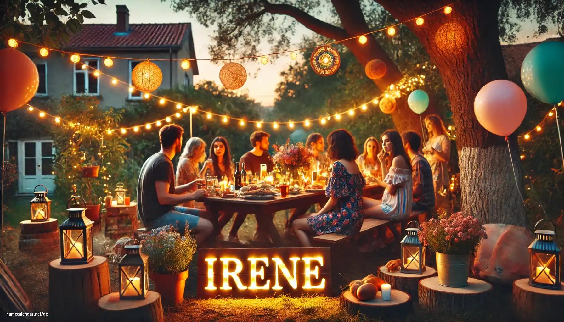 Feier des Namenstages und des Namens - Irène