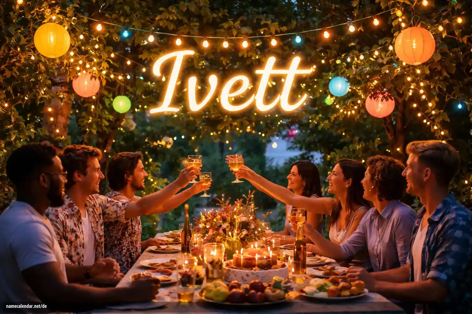Feier des Namenstages und des Namens - Ivett