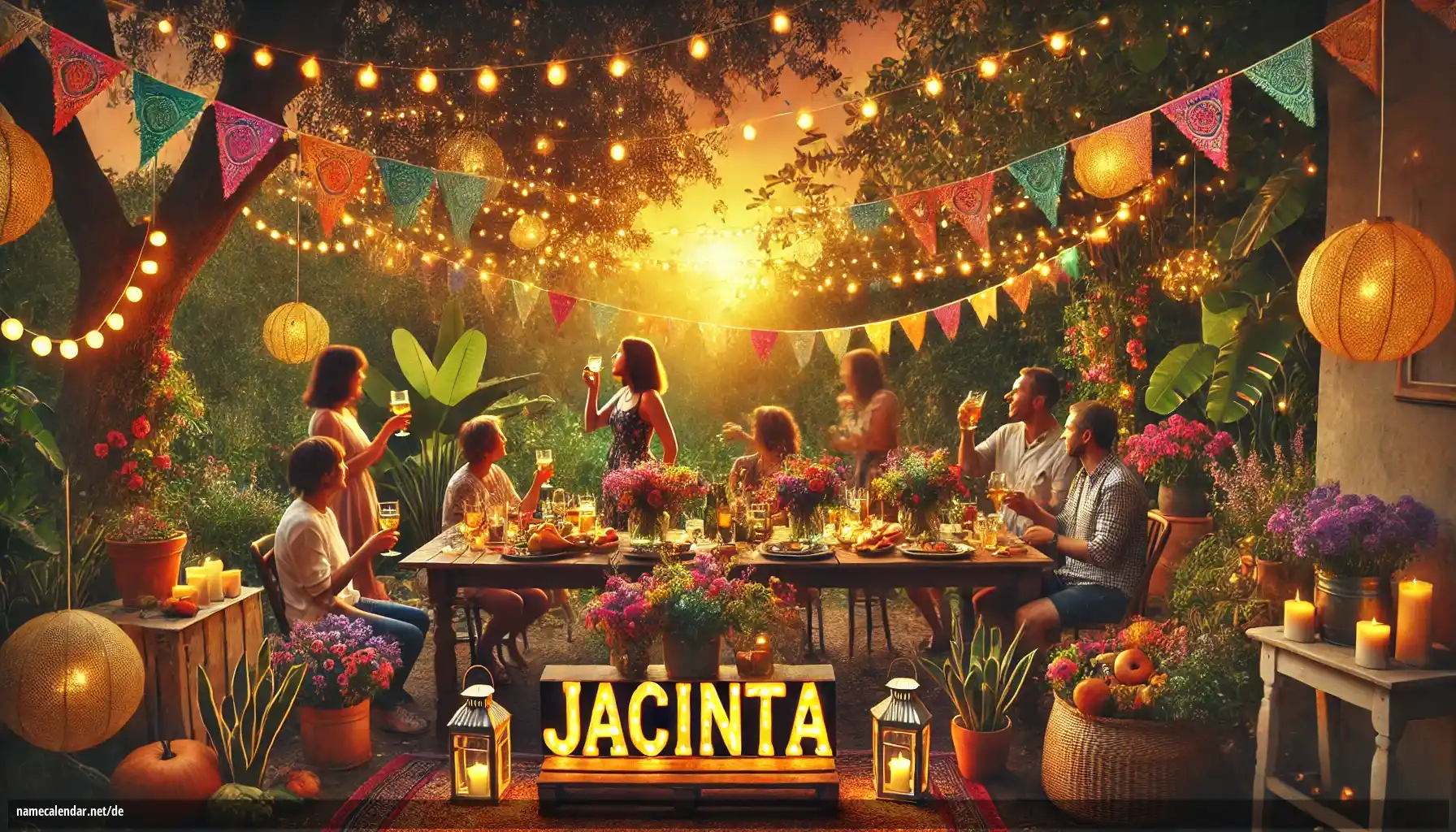 Feier des Namenstages und des Namens - Jacinta