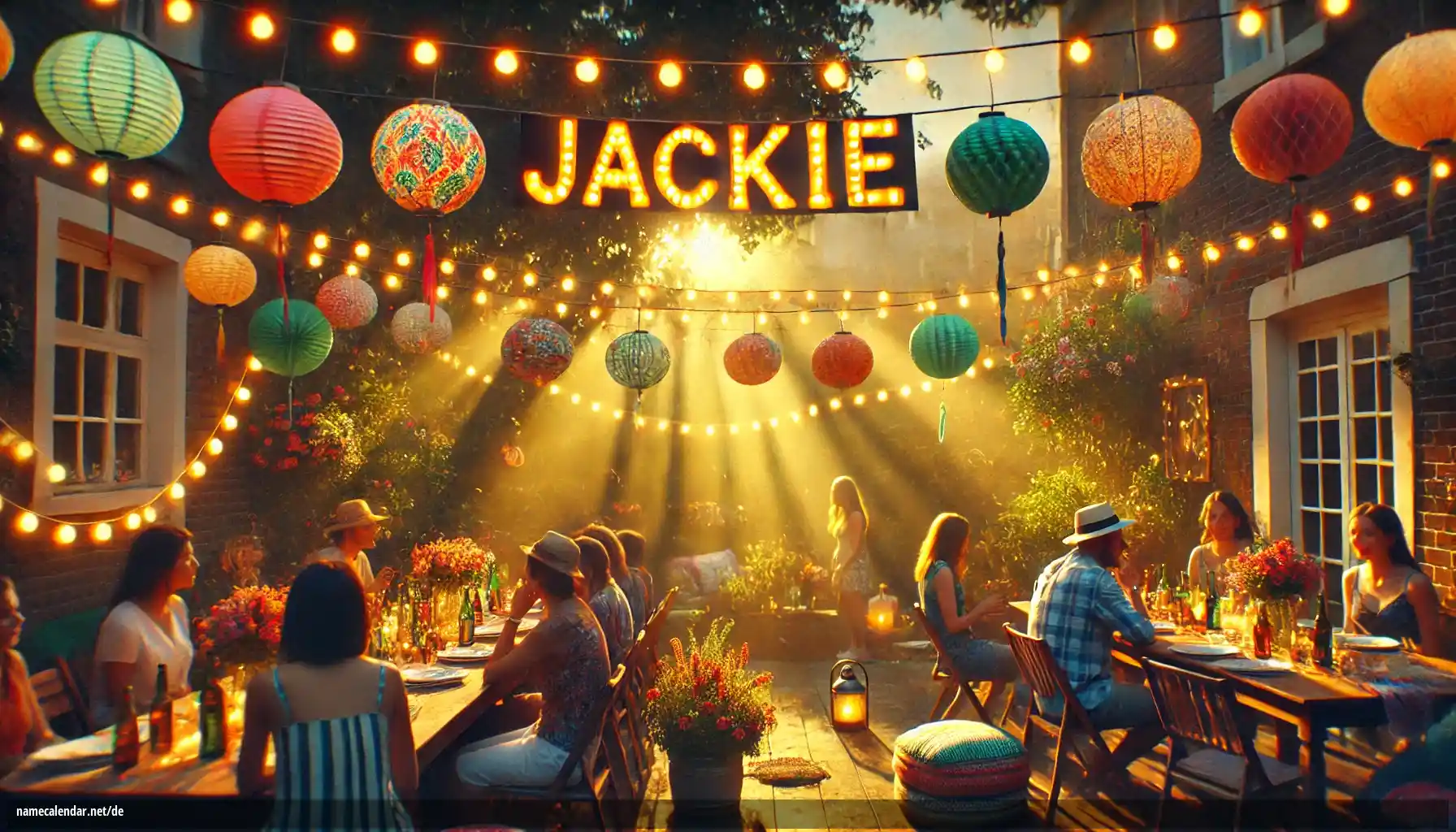 Feier des Namenstages und des Namens - Jackie