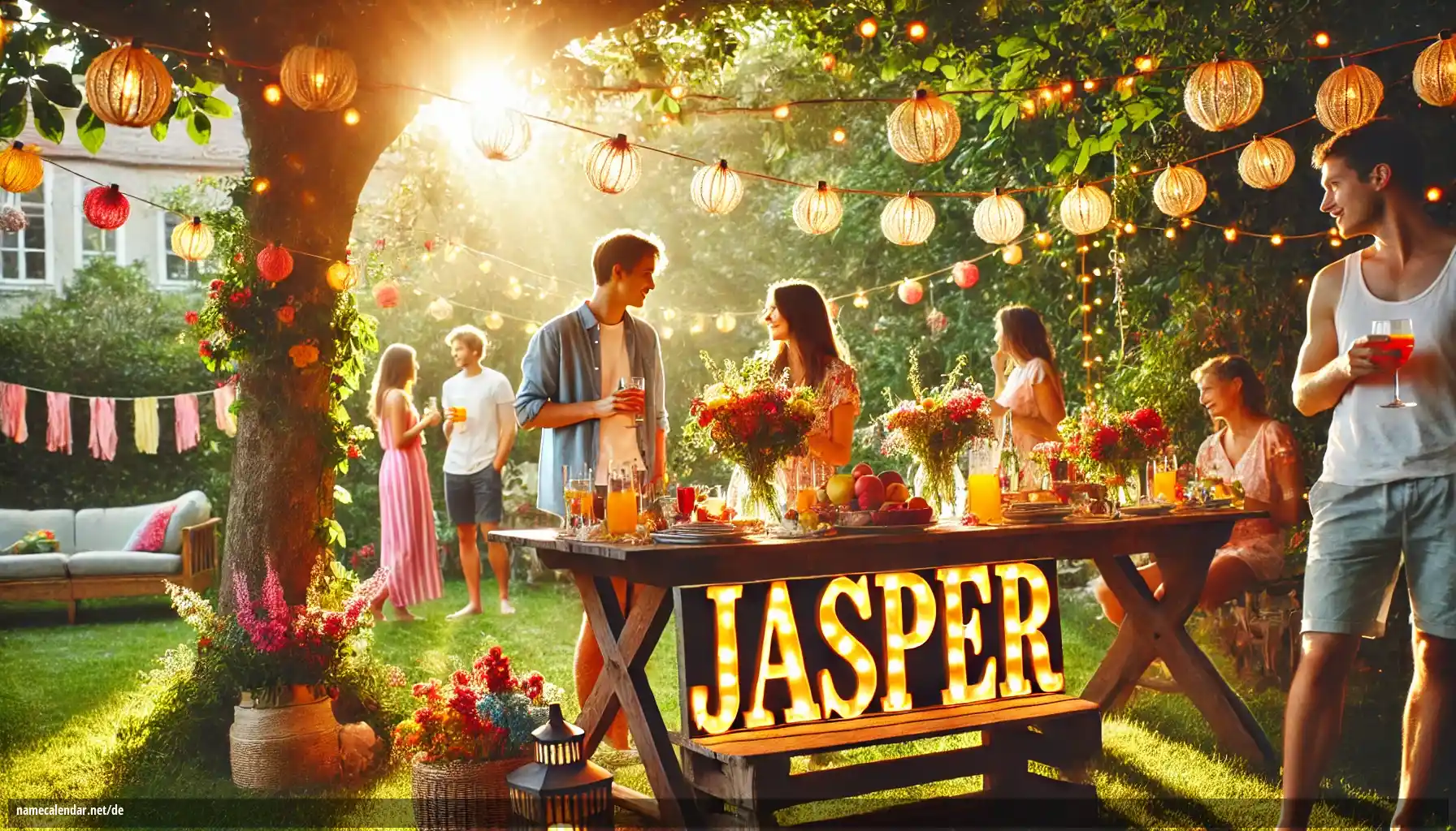 Feier des Namenstages und des Namens - Jasper