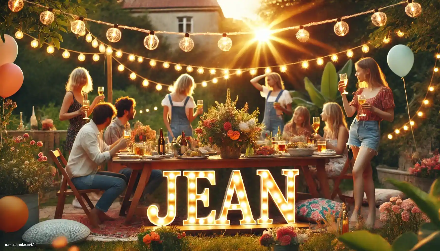 Feier des Namenstages und des Namens - Jean