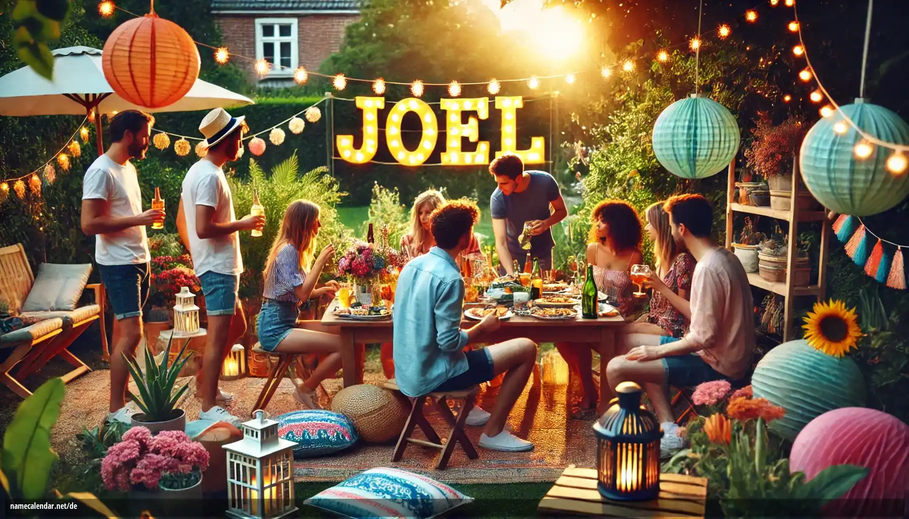 Feier des Namenstages und des Namens - Joel