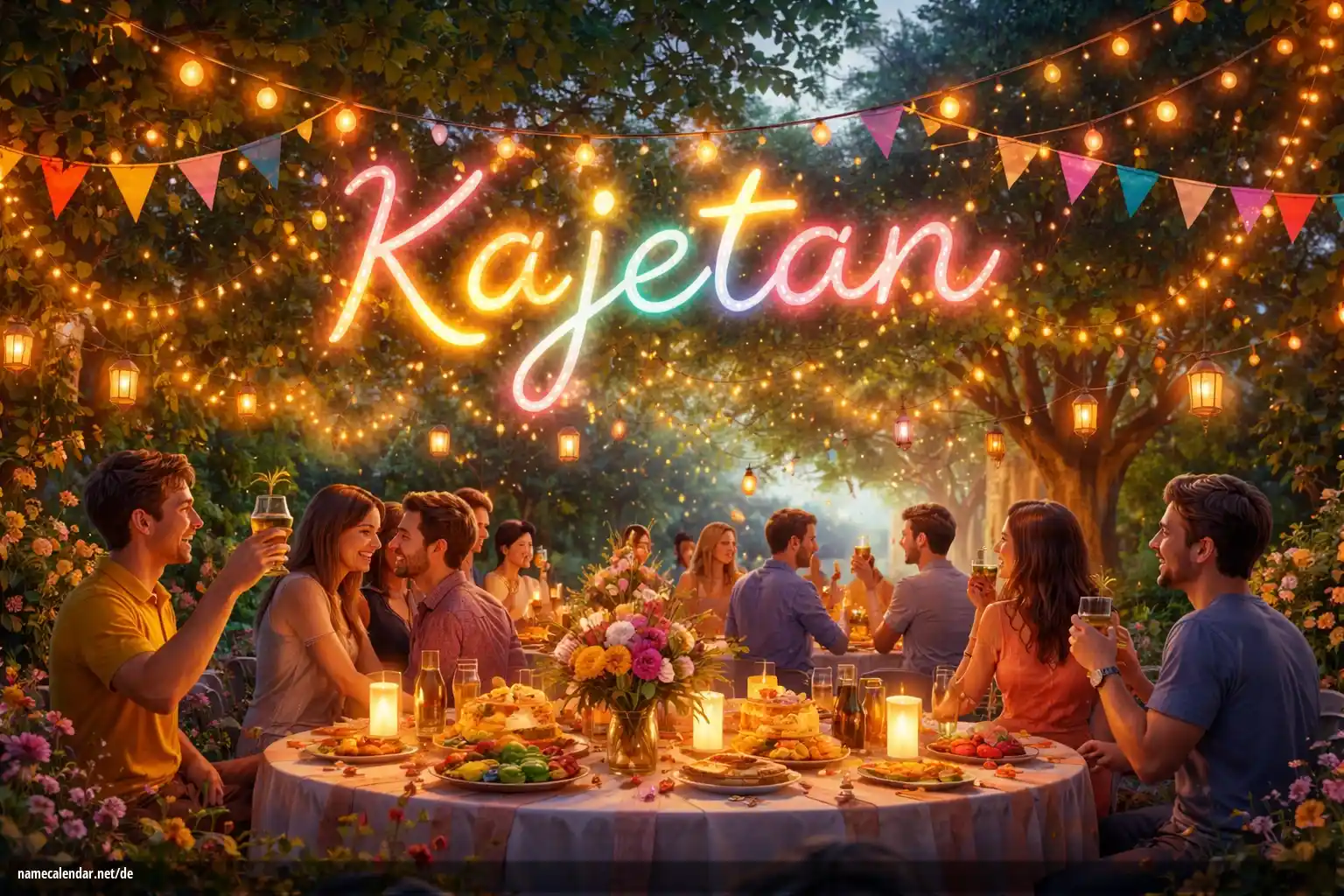 Feier des Namenstages und des Namens - Kajetan